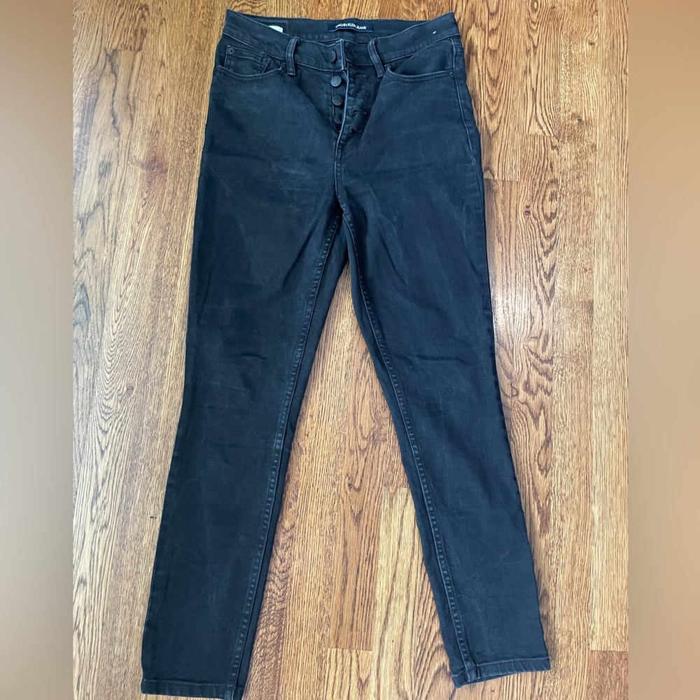 Calvin Klein Women High Rise Skinny Jeans Sz 27
